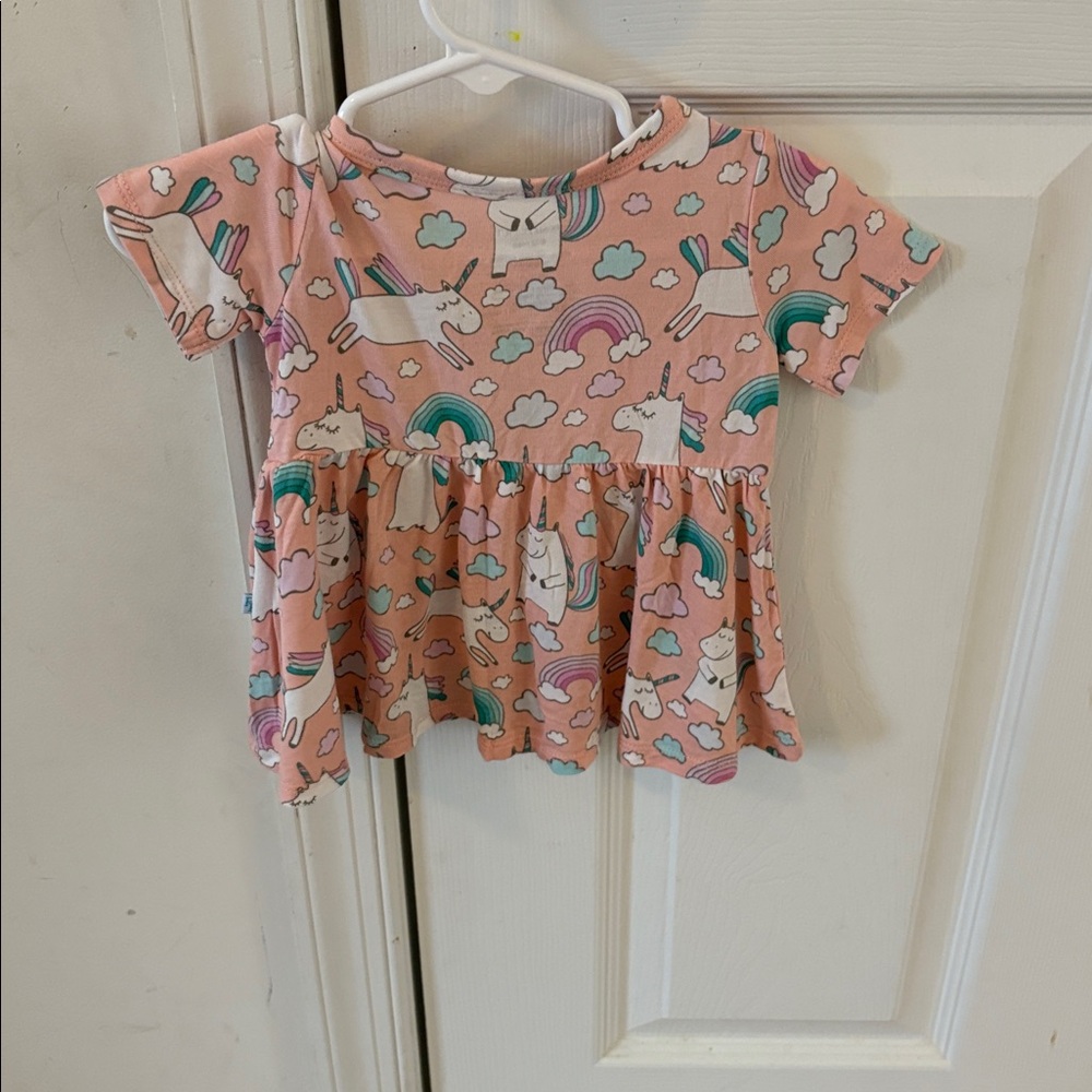 Posh Peanut Unicorn Bamboo Top/Dress - Picture 6 of 6